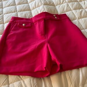 Rachel Zoe Vibrant Pink High Waist Shorts